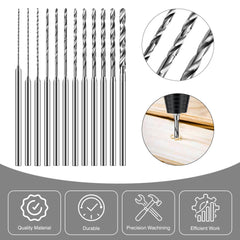 Hanboost Rotary Tool Drilling Bits 12Pcs Set for 2.35mm Shank