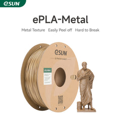 eSUN Metal PLA 1.75mm 3D Filament 1KG