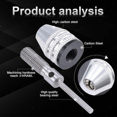 Hanboost 2.35mm Drill Chuck Quick Change Adapter for Rotary Tool