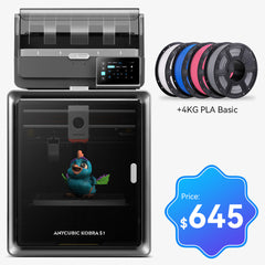 Kobra S1 Combo 4KG PLA Basic Bundle - 4 Colors