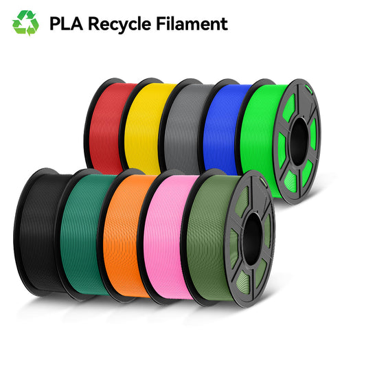 10KG PLA Recycled Filament PLA Series 3D Printer Filament 1KG/Roll