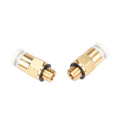 2/Lots 3D printer accessory for Reprap Bowden Extruder Connector One-touch fittings 4*2 mm M6 threaded for 1.75 mm filament