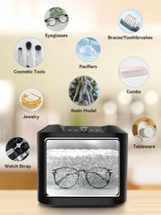 Ultrasonic Cleaner 2.7L with Multi-Speed Options and Time Control