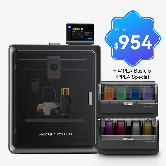 Kobra S1 Combo 8KG Filament Bundle (PLA Basic, PLA Special) - 8 Colors