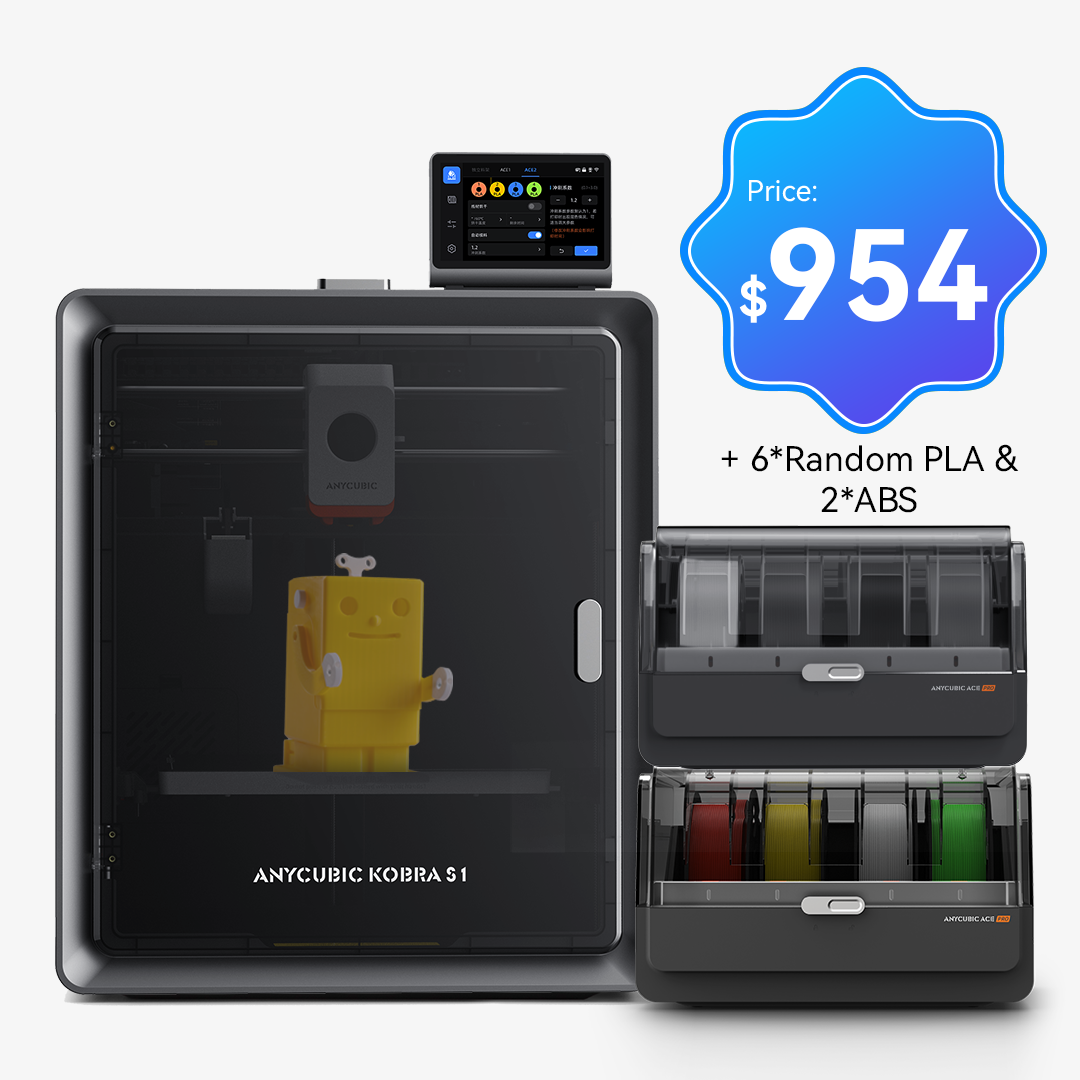 Kobra S1 Combo 8KG Random Filament Bundle – 8 Colors