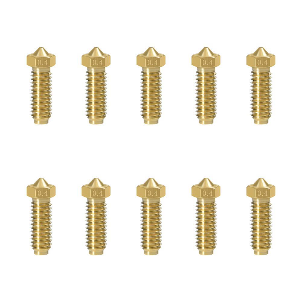 BIQU High Quality Brass Nozzle for 3D Printer Hotend 1.75*0.2/0.4/0.6/0.8/1mm Nozzles for Kobra 2, Kobra 2 Neo, Kobra 2 Pro, Kobra 2 Plus, Kobra 2 Max