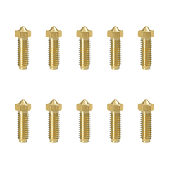 BIQU High Quality Brass Nozzle for 3D Printer Hotend 1.75*0.2/0.4/0.6/0.8/1mm Nozzles for Kobra 2, Kobra 2 Neo, Kobra 2 Pro, Kobra 2 Plus, Kobra 2 Max