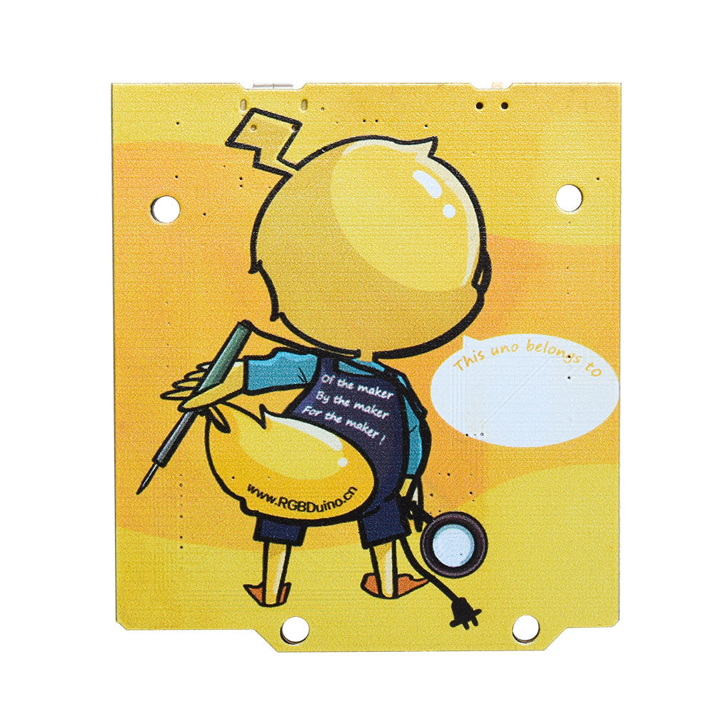 BIQU RGBDuino UNO V1.2 Jenny Greek Duck ATMEGA328P-AU Chip 16MHZ 5V Development Board VS Arduino UNO R3 Upgrade for Raspberry Pi 4 Raspberry Pi 3B