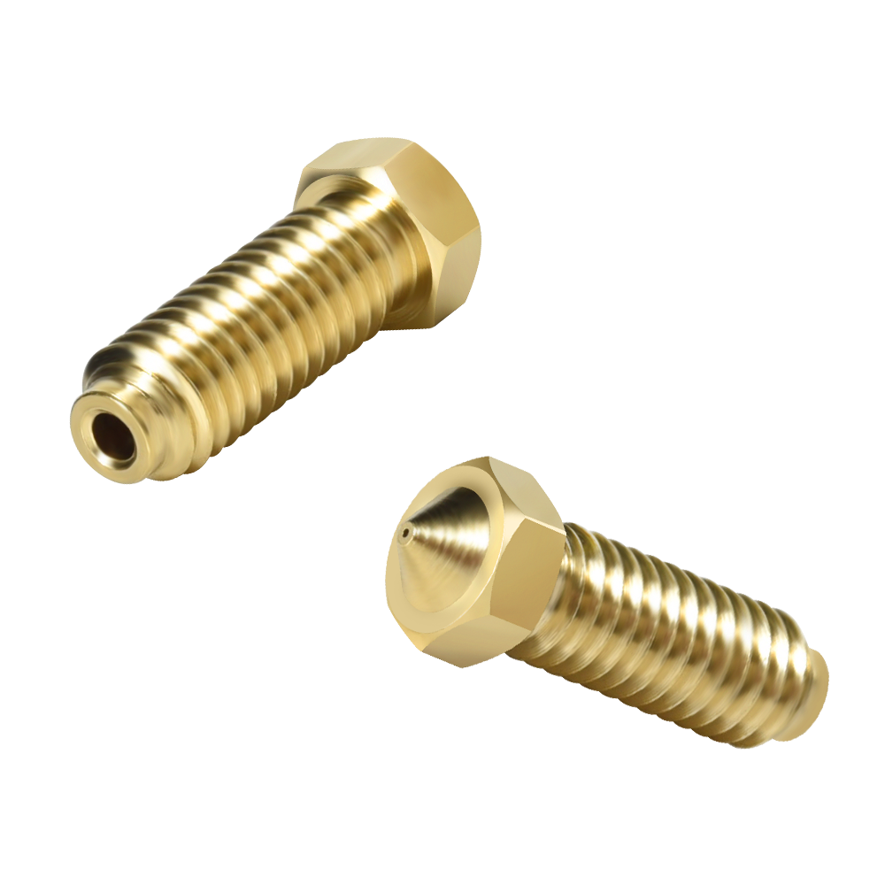 BIQU High Quality Brass Nozzle for 3D Printer Hotend 1.75*0.2/0.4/0.6/0.8/1mm Nozzles for Kobra 2, Kobra 2 Neo, Kobra 2 Pro, Kobra 2 Plus, Kobra 2 Max