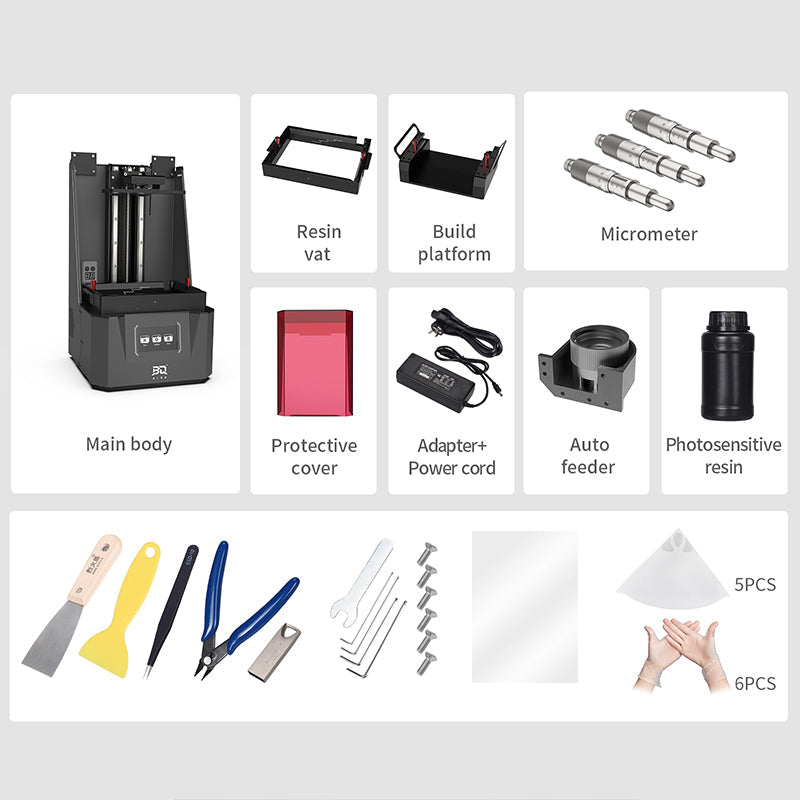 BIQU PIXEL L 9.1 inch 4K Photocuring LCD 3D Printer