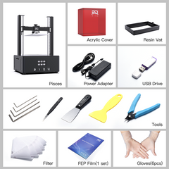 BIQU PISCES 10.3 inch 8K Photocuring LCD 3D Printer