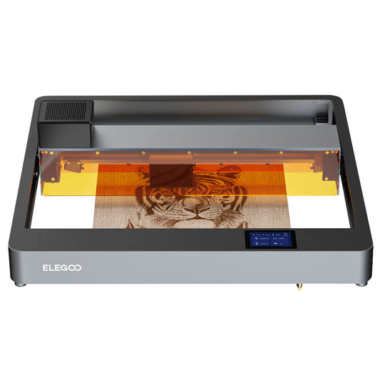 ELEGOO PHECDA 20W Laser Engraver & Cutter with Air Assist, CNC Laser Engraving and Cutting Machine for Wood and Metal, Dark Acrylic, 400x400mm Engraving Area (Basic)