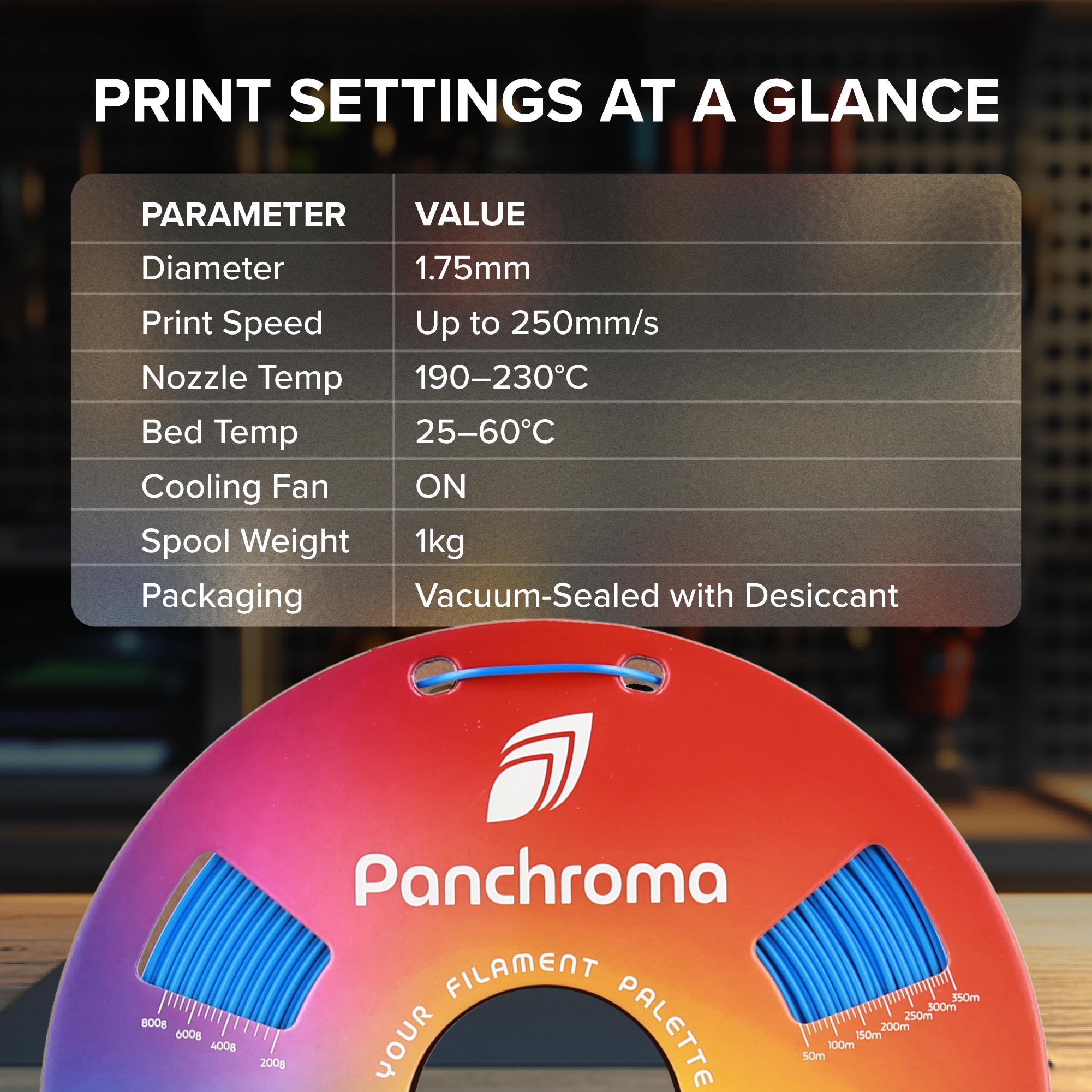 Panchroma™ Silk PLA (Formerly PolyLite™ Silk)