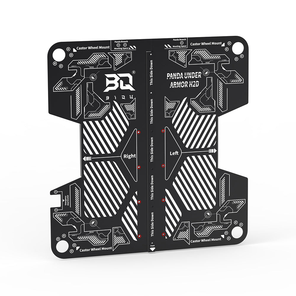 BIQU Panda Under Armor PX Aluminum Base Protective Strap Lightweight and Easy to Move Suitable for Bambu Lab P1/X1/H2D Series