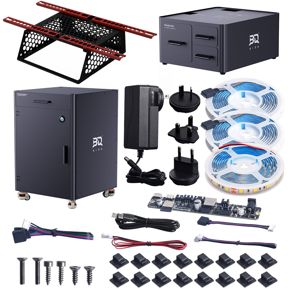 BIQU PANDA-VERSE Storage Solution for Bambu Lab X1/P1 Series – Folded Corners, Expanded Space