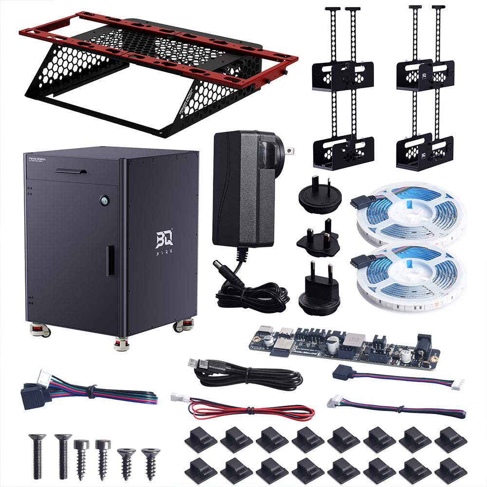 BIQU PANDA-VERSE Storage Solution for Bambu Lab H2D/H2S Series – Folded Corners, Expanded Space