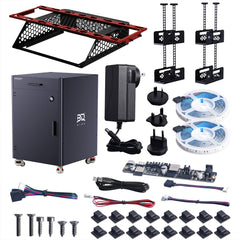 BIQU PANDA-VERSE Storage Solution for Bambu Lab H2D/H2S Series – Folded Corners, Expanded Space