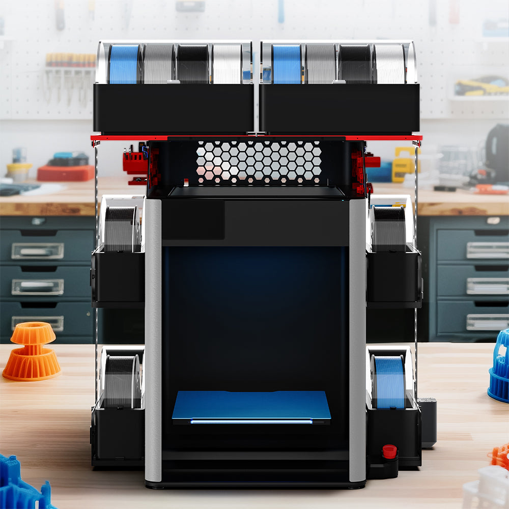 BIQU PANDA-VERSE Storage Solution for Bambu Lab H2D/H2S Series – Folded Corners, Expanded Space