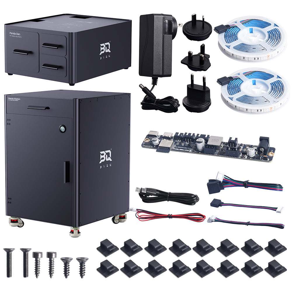 BIQU PANDA-VERSE Storage Solution for Bambu Lab A1 Series – Folded Corners, Expanded Space