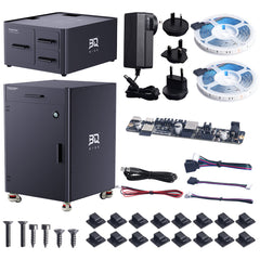 BIQU PANDA-VERSE Storage Solution for Bambu Lab A1 Series – Folded Corners, Expanded Space