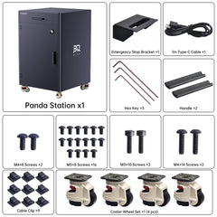 BIQU PANDA-VERSE Storage Solution for Bambu Lab A1 Series – Folded Corners, Expanded Space