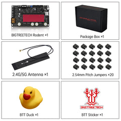 BIGTREETECH Rodent CNC Control Board – FluidNC Compatible, Supports PWM & RS485 Control Modes