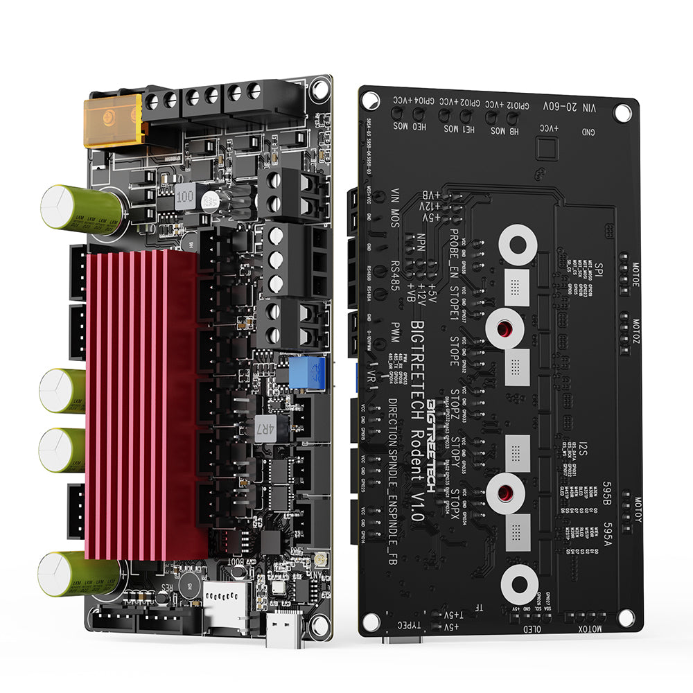 BIGTREETECH Rodent CNC Control Board – FluidNC Compatible, Supports PWM & RS485 Control Modes