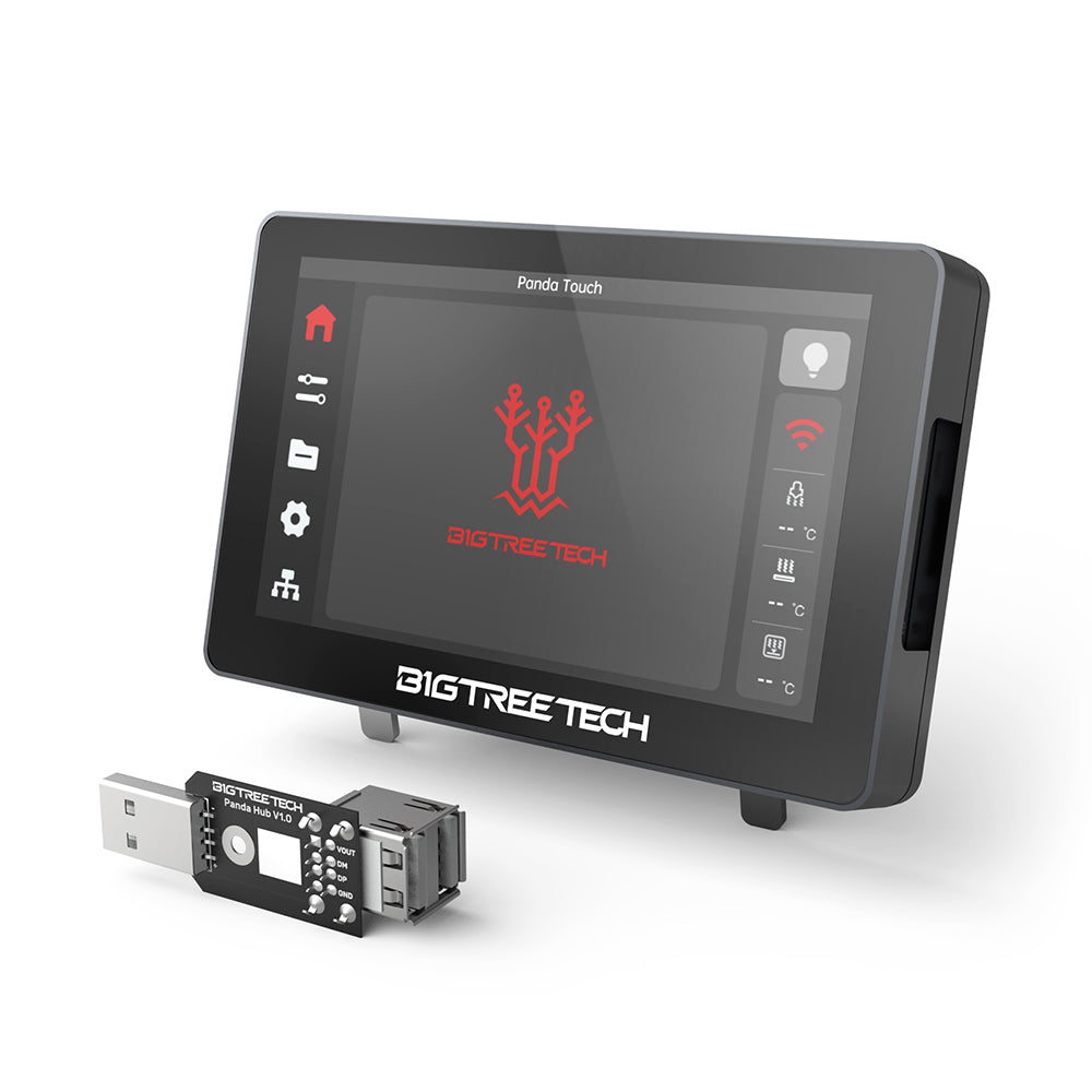 BIGTREETECH Panda Hub Dual USB Adapter Shield the Original USB Port on Bambu Lab P1S/P1P Printers