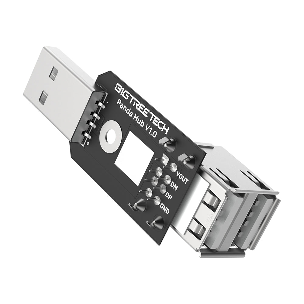 BIGTREETECH Panda Hub Dual USB Adapter Shield the Original USB Port on Bambu Lab P1S/P1P Printers