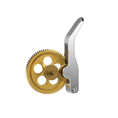 BIQU Panda Claw Extruder Gear Set for Bambu X1/P1/A1 Series - Golden Nano-Coated Hardened Steel Gear with Aluminum CNC Support