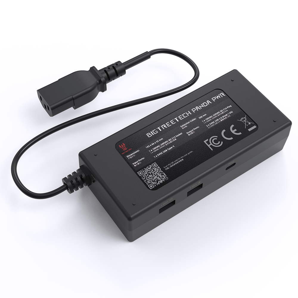 BIGTREETECH Panda PWR Intelligent Power Management Module - Compatible with Creality Ender/K1 Printers, Anycubic Kobra Printers, Bambu Lab P1/X1/A1 Printers