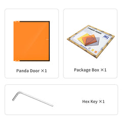 BIQU Panda Door PC Upgrade Panel for Bambu Lab P1/X1 Printers