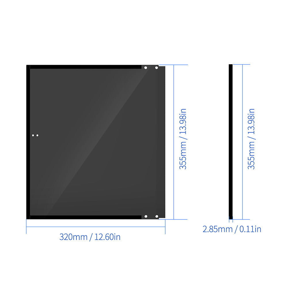 BIQU Panda Door PC Upgrade Panel for Bambu Lab P1/X1 Printers