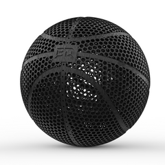 BIQU PLA-HR 3D Printed Airless Basketball -Perfect for Family Fun, Friends Gatherings & Christmas Gifts, Available in Black, Blue, Orange, and White
