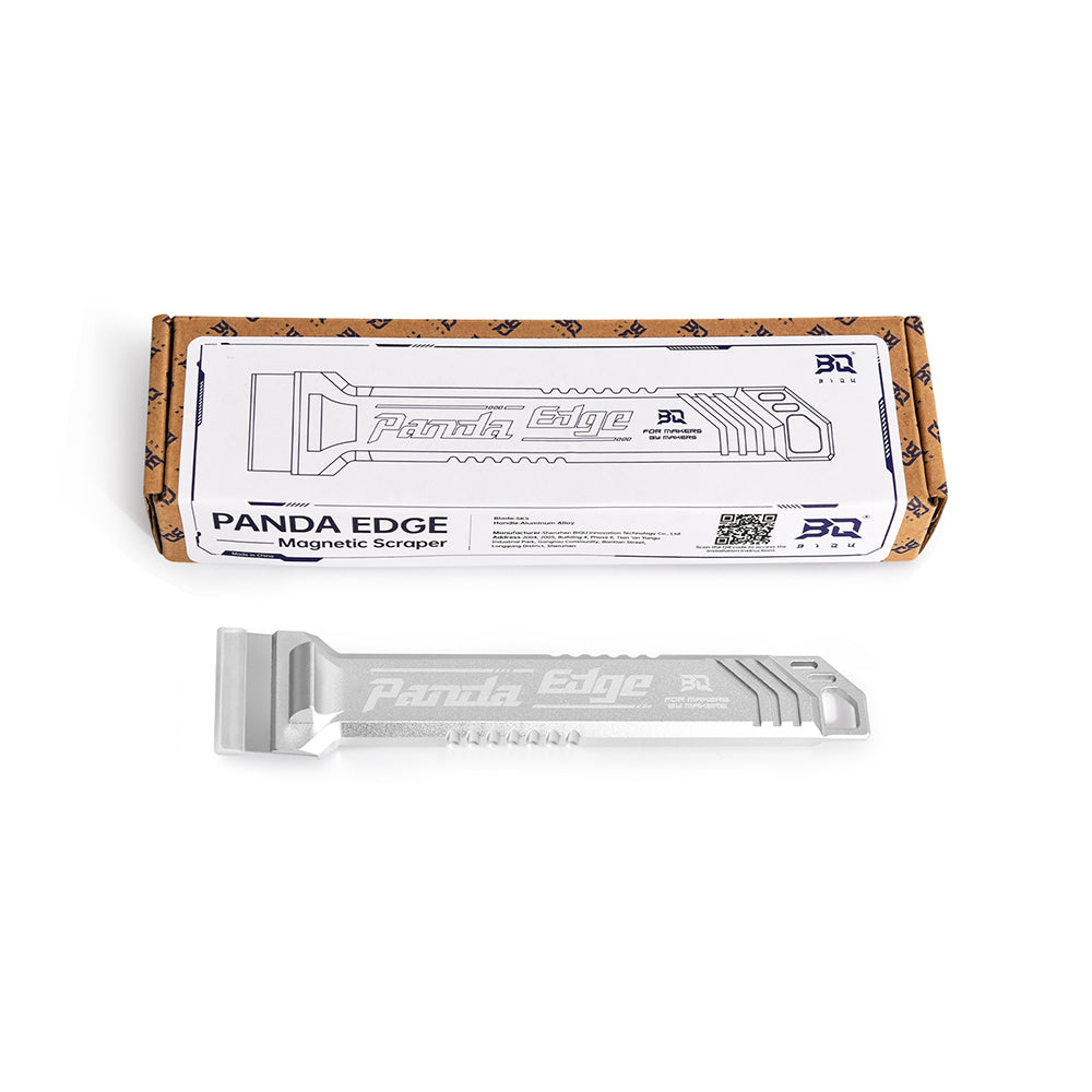 BIQU Panda Edge CNC Precision Machined Blade Scraper, Non-Slip Ergonomic Grip & Thumb Rest Handle for Model Removal Tool