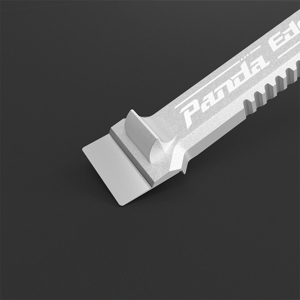 BIQU Panda Edge CNC Precision Machined Blade Scraper, Non-Slip Ergonomic Grip & Thumb Rest Handle for Model Removal Tool