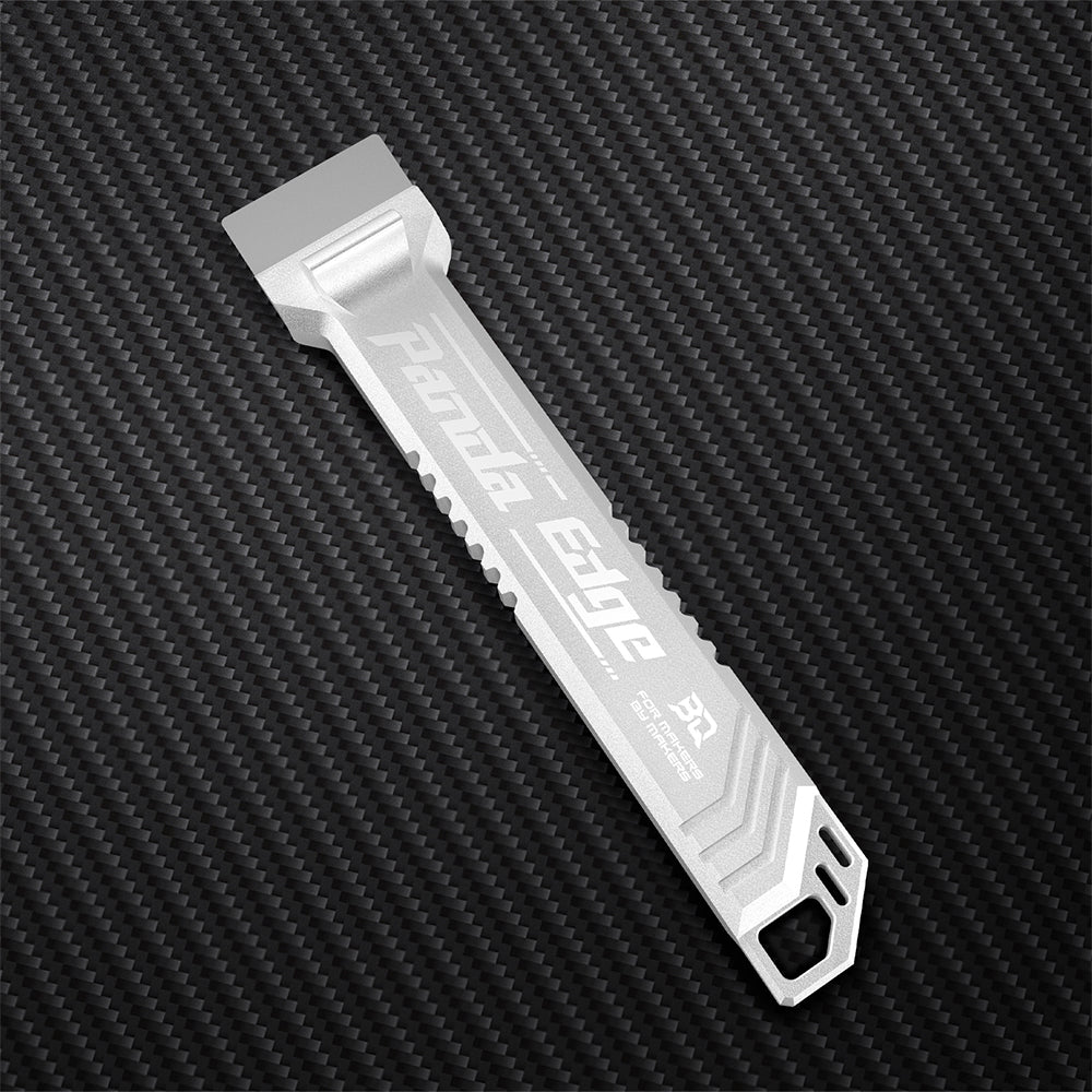 BIQU Panda Edge CNC Precision Machined Blade Scraper, Non-Slip Ergonomic Grip & Thumb Rest Handle for Model Removal Tool