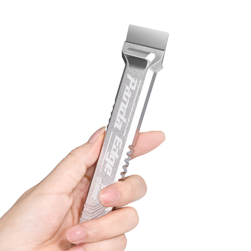 BIQU Panda Edge CNC Precision Machined Blade Scraper, Non-Slip Ergonomic Grip & Thumb Rest Handle for Model Removal Tool