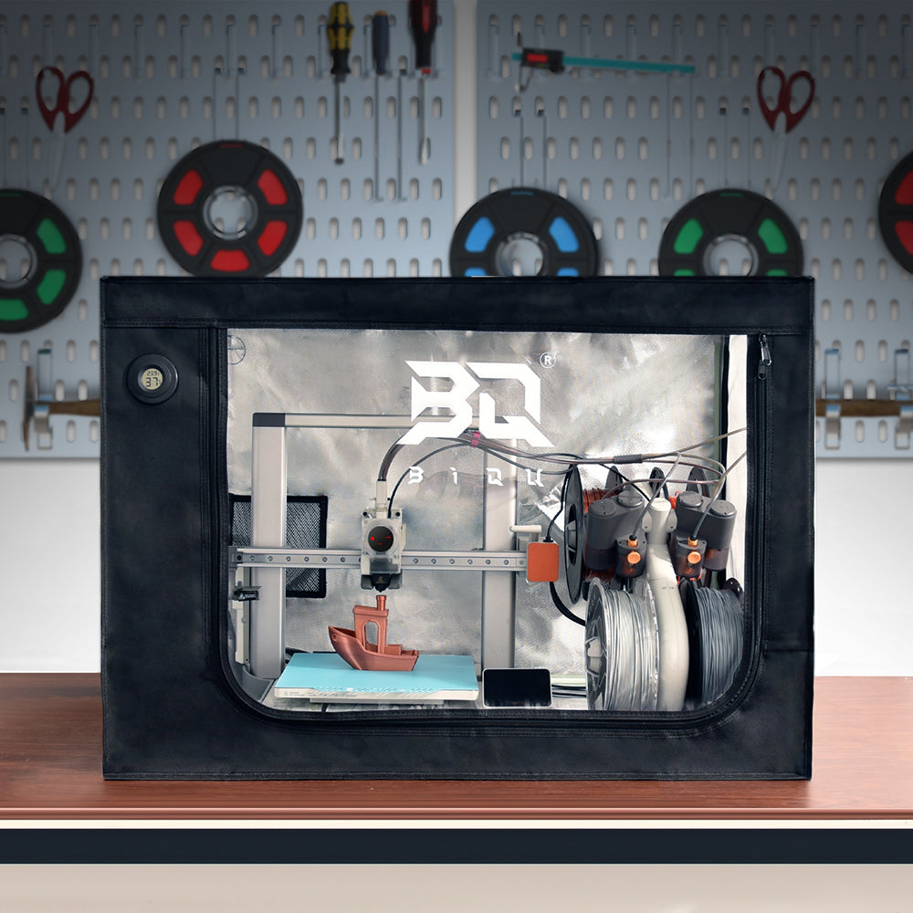 BIQU Panda Shelter for Bambu Lab A1/A1 Mini, Transparent Dustproof and Waterproof Enclosure, Constant Temp Protection, Enhanced Print Quality and Stability
