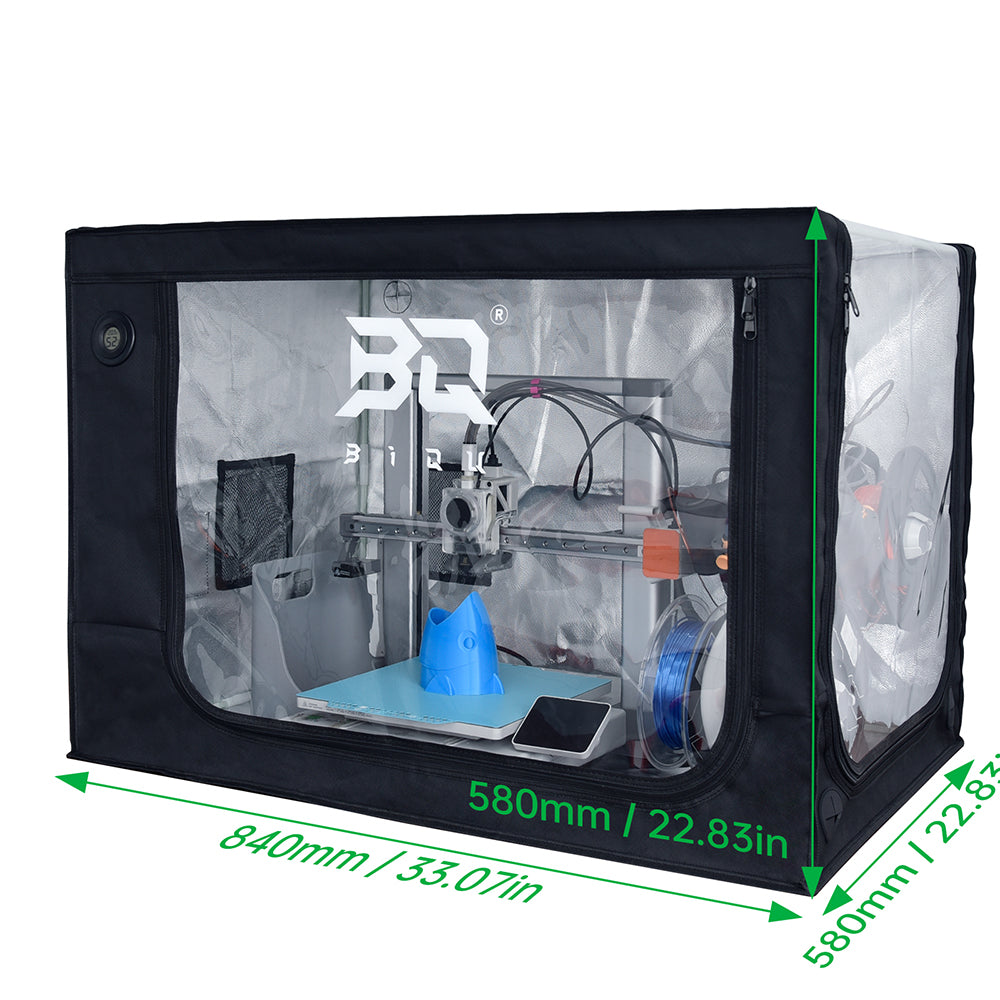 BIQU Panda Shelter for Bambu Lab A1/A1 Mini, Transparent Dustproof and Waterproof Enclosure, Constant Temp Protection, Enhanced Print Quality and Stability