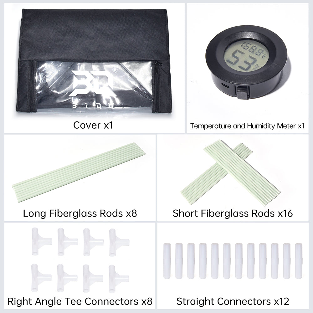 BIQU Panda Shelter for Bambu Lab A1/A1 Mini, Transparent Dustproof and Waterproof Enclosure, Constant Temp Protection, Enhanced Print Quality and Stability