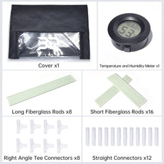 BIQU Panda Shelter for Bambu Lab A1/A1 Mini, Transparent Dustproof and Waterproof Enclosure, Constant Temp Protection, Enhanced Print Quality and Stability