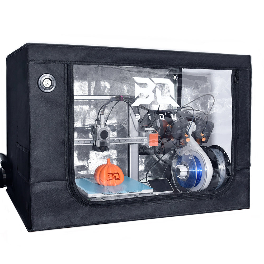 BIQU Panda Shelter for Bambu Lab A1/A1 Mini, Transparent Dustproof and Waterproof Enclosure, Constant Temp Protection, Enhanced Print Quality and Stability