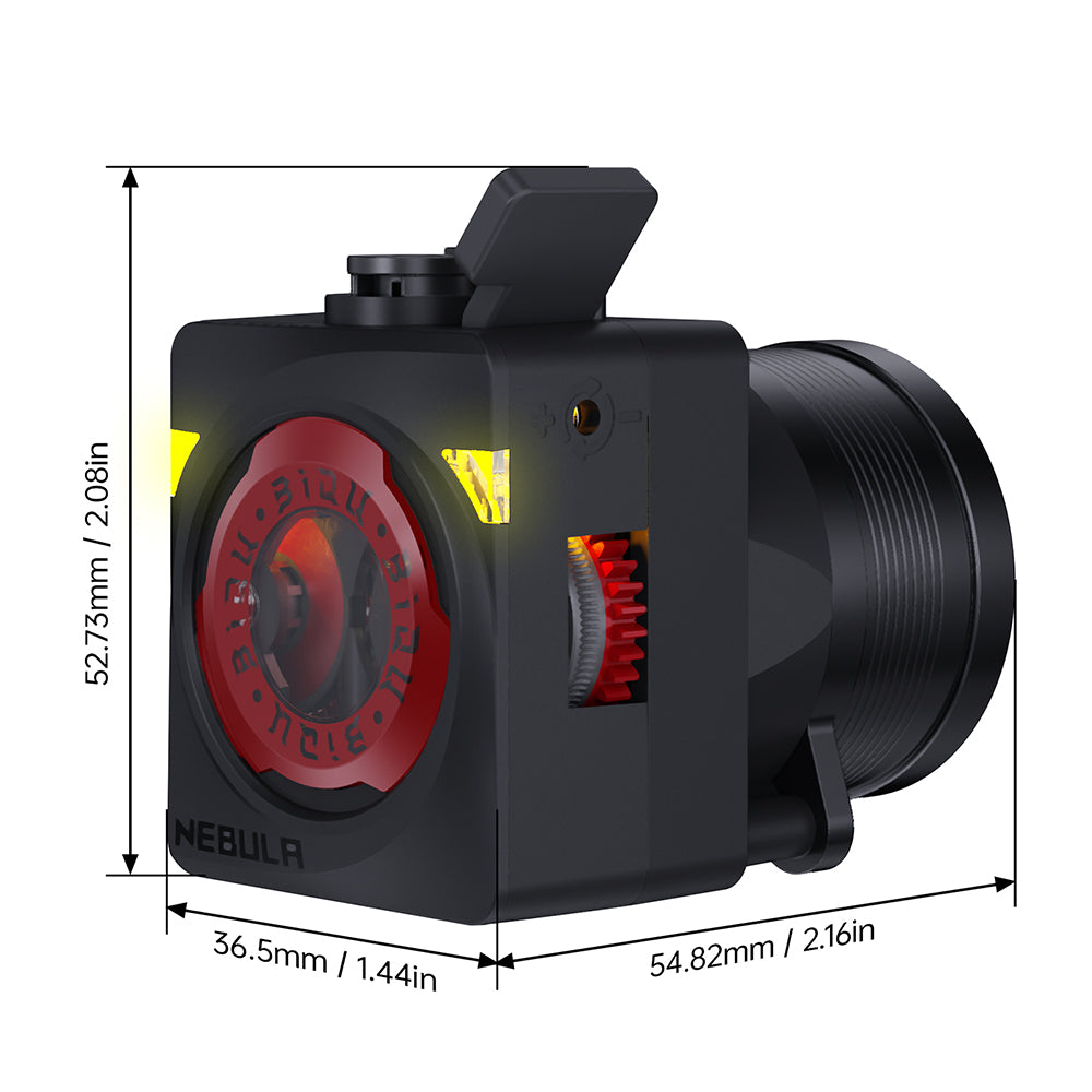 BIQU Nebula Dual Gear Extruder – High-Precision 3D Printer Extruder for Voron Stealthburner, EVA3, DIY Hotend Upgrade