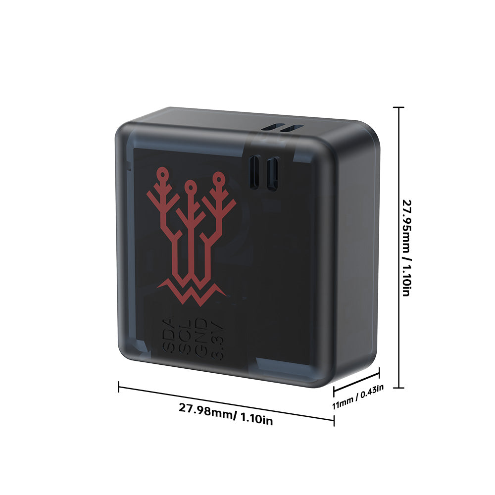 BIGTREETECH Panda Sense with Durable PP Shell Magnetic Plug and Play High-Precision Temperature and Humidity Sensing Supports Panda Touch Real-Time Display for Bambu Lab 3D Printer