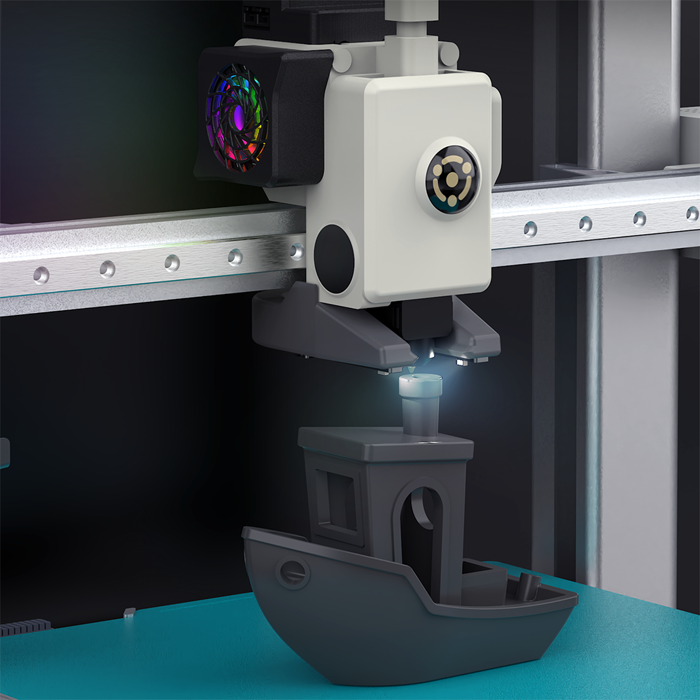 BIQU Panda Cooler A1 Smart Cooling Fan with ESP32 Chip WebUI Control and RGB Lighting