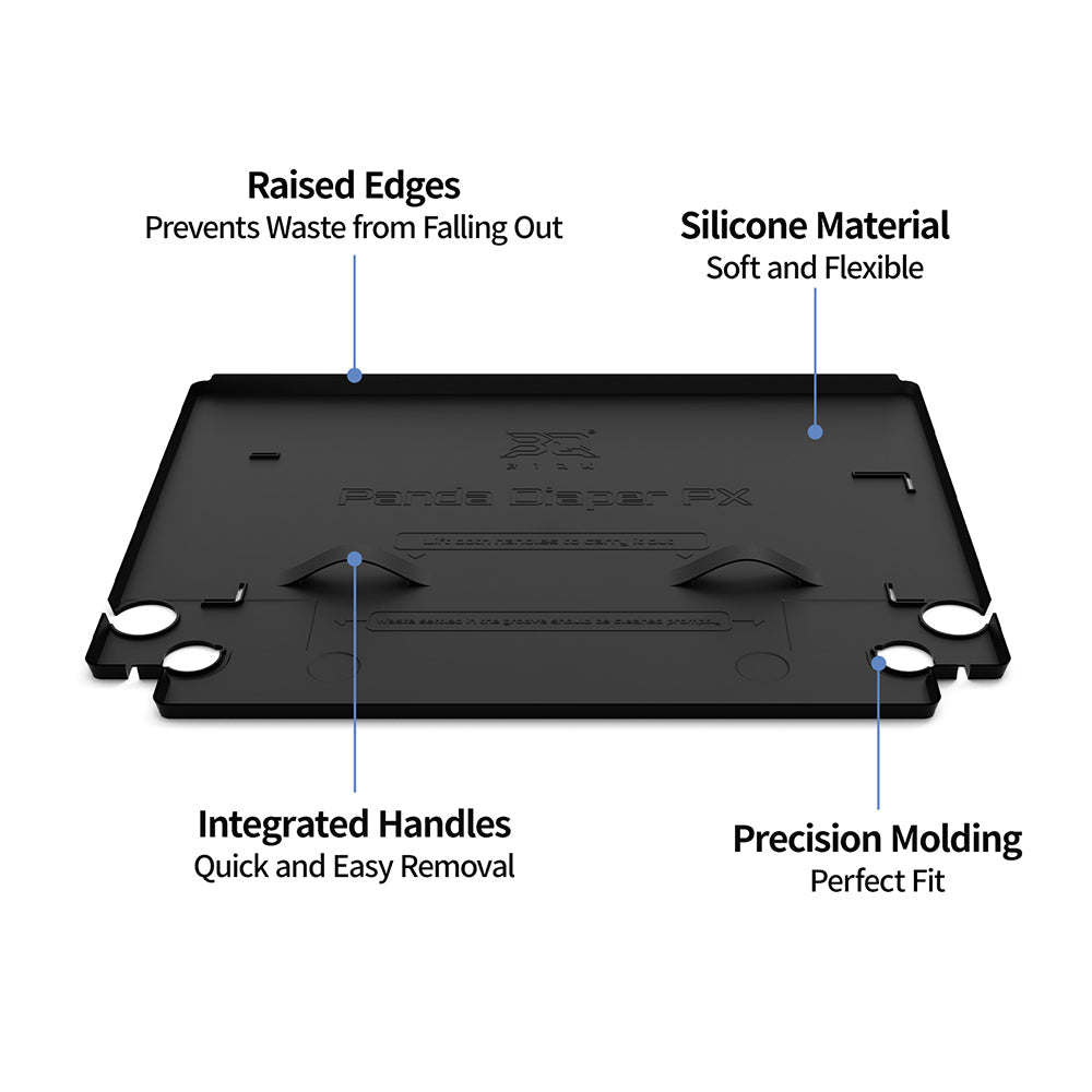 BIQU Panda Diaper Waste Pads Reusable Easy Clean Full Coverage for Bambu Lab X1/P1 Series