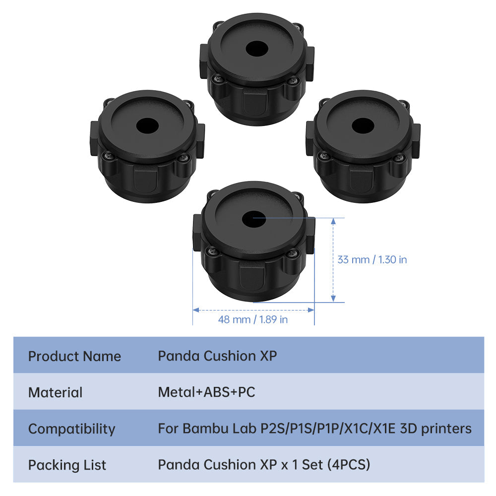 BIQU PANDA-VERSE Storage Solution for Bambu Lab X1/P1 Series – Folded Corners, Expanded Space