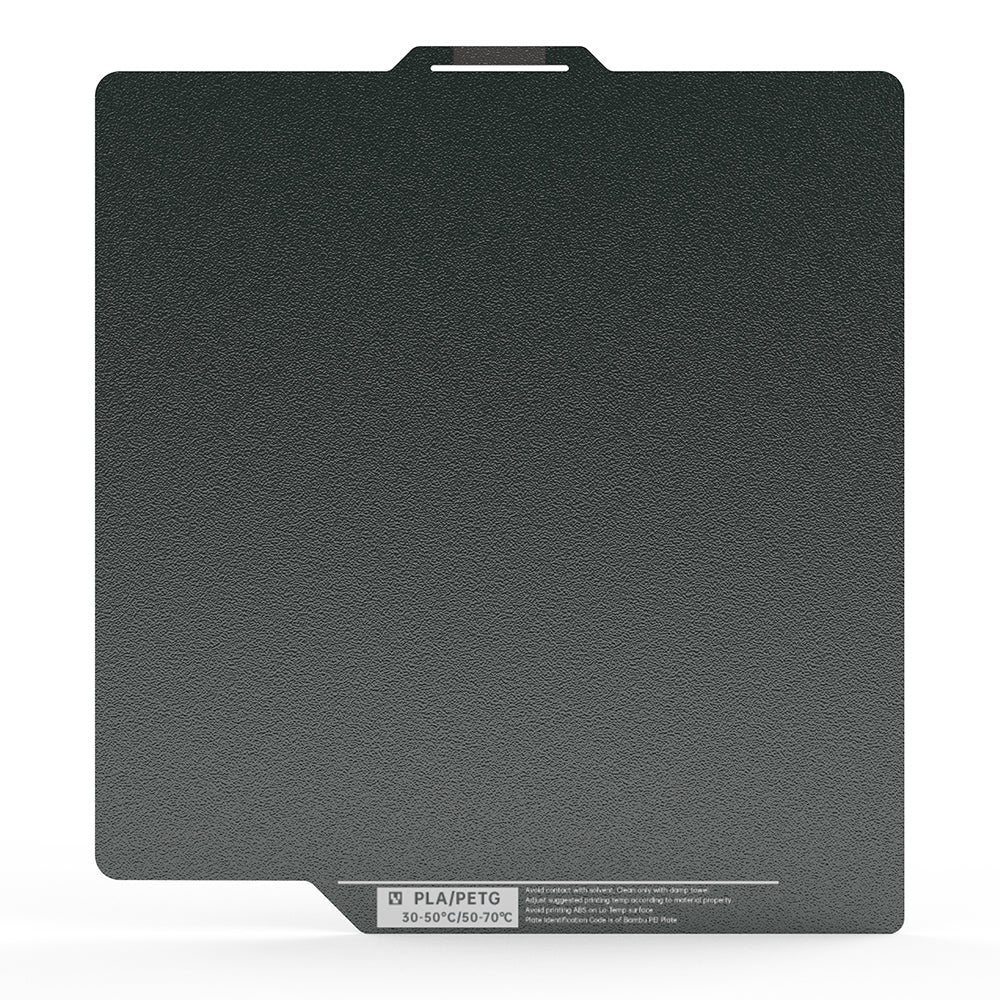 BIQU Panda Buildplate 257MM*257MM Double-CryoGrip Textured Coating Steel Sheet, Durable and Heat-resistant Build Plate for Bambu Lab P1P/P1S/P2S/X1C/A1 Printers