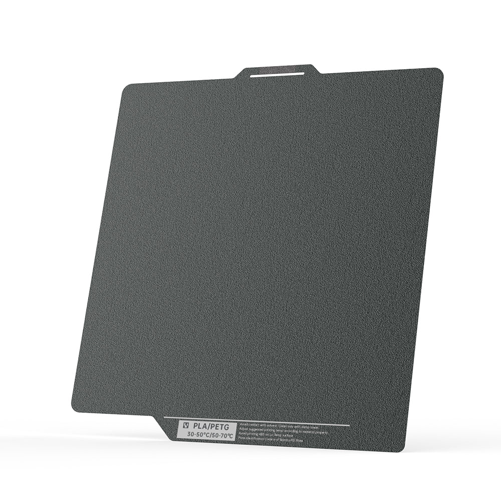 BIQU Panda Buildplate 257MM*257MM Double-CryoGrip Textured Coating Steel Sheet, Durable and Heat-resistant Build Plate for Bambu Lab P1P/P1S/P2S/X1C/A1 Printers